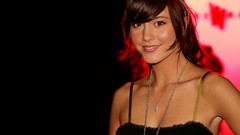 Woman black background Celebrity red background Actress 