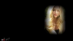 Woman black background models amanda seyfried Vignette