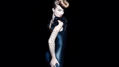 Woman black background models rosie huntington-whiteley