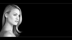 Woman black background monochrome Actress blondes yvonne 