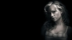 Woman black background True Blood anna paquin Sookie
