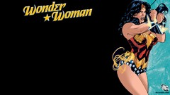 Woman black background Wonder Woman comics amazon superheroes 