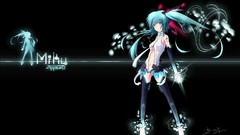 Woman black dark vocaloid