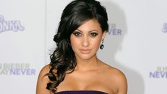 Woman black dress black hair