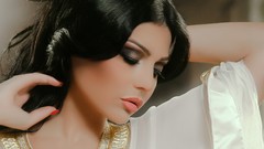 Woman black hair haifa