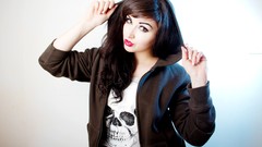 Woman black hair nina terror