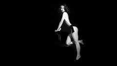 Woman black Keira Knightley