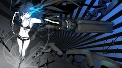 Woman black rock shooter