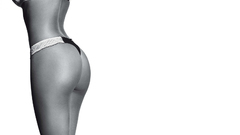 Woman black white ass