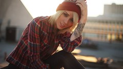 Woman blondes alysha nett