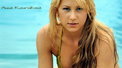 Woman blondes Anna Kournikova