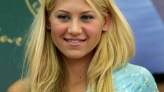 Woman blondes Anna Kournikova