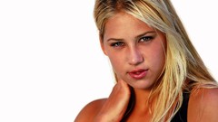 Woman blondes Anna Kournikova