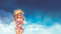 Woman blondes artwork digital art