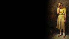 Woman blondes artwork pinups