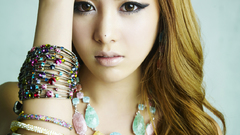 Woman blondes asians