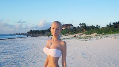 Woman blondes barbie Valeria Lukjanova