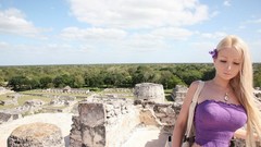 Woman blondes barbie Valeria Lukjanova