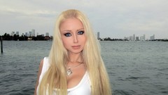 Woman blondes barbie Valeria Lukjanova