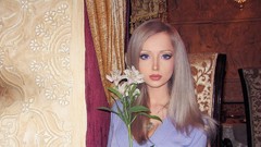 Woman blondes barbie Valeria Lukjanova