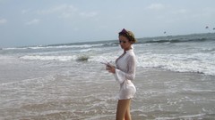 Woman blondes barbie Valeria Lukjanova