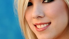 Woman blondes BiBi Jones