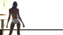 Woman blondes bikini Luba Shumeyko