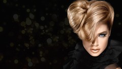 Woman blondes blue eyes doutzen kroes