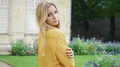 Woman blondes blue eyes models