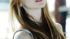 Woman blondes blue eyes models Olesya Kharitonova