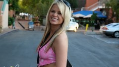 Woman blondes boobs teen Ann Angel