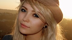 Woman blondes brunettes Abigail Halliday