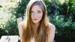 Woman blondes brunettes freckles