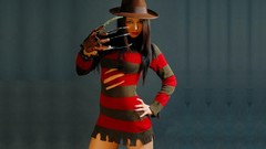 Woman blondes brunettes models