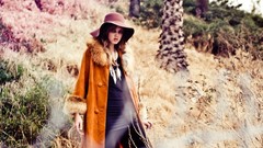 Woman blondes brunettes models