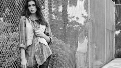 Woman blondes brunettes models