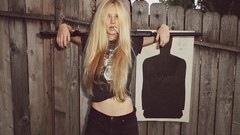 Woman blondes brunettes models