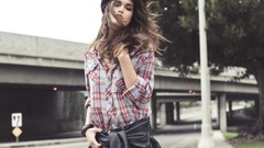 Woman blondes brunettes models