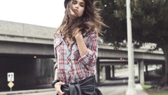 Woman blondes brunettes models