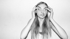 Woman blondes cara delevingne Simple Background