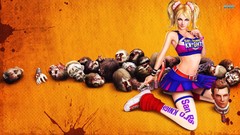 Woman blondes chainsaw pigtails lollipop chainsaw cheerleaders 