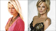 Woman blondes charlize theron
