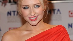 Woman blondes cleavage chin red carpet Gemma Merna
