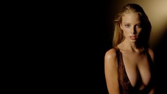 Woman blondes cleavage rachel nichols