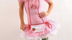 Woman blondes cosplay striped legwear Jenna Marbles