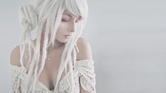 Woman blondes fantasy art