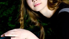 Woman blondes flip flops Virginia Sun