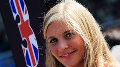 Woman blondes formula one Grid Girls