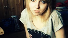 Woman blondes green eyes deviantart