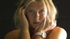 Woman blondes green eyes maria sharapova